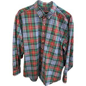Vineyard Vines Men's Multi Color Plaid Cotton Dress Shirt Xl $178